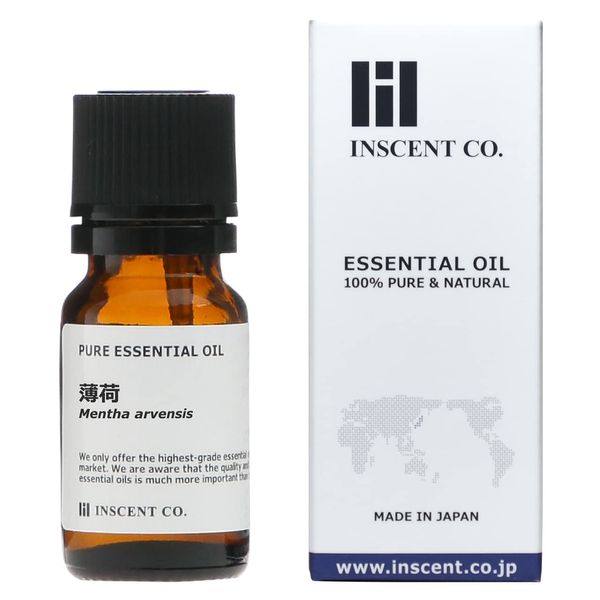 Japanese Peppermint (Japanese Pepper) (Produced in Takinoue-cho, Hokkaido) 10ml Incent Essential Oil Essential Oil