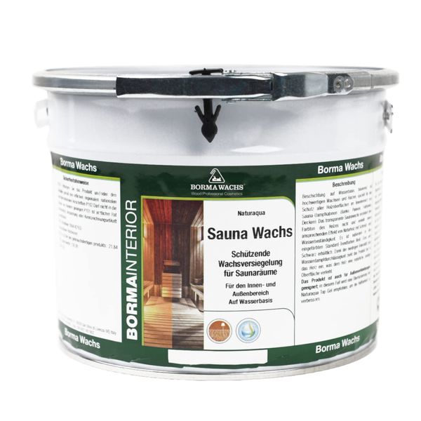 BORMA Sauna Wachs 2,5 Liter Transparent