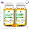 Mullein Leaf Extract Gummies for Lung Cleanse Plus Marshmallow Quercetin Vitamin