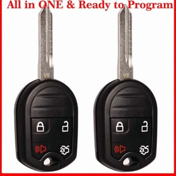 2 For 2011 2012 2013 2014 2015 Ford Edge Flex Keyless Entry Remote Car Key Fob
