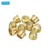 PATIKIL 6mm Tube OD Brass Compression Sleeves Ferrules 10 Pack Brass Compression Fitting Assortment Kit