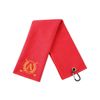 CybGene Microfiber Golf Towel, 16'x 24', Red - Initial A
