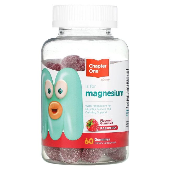 Chapter One M Is Magnesium Raspberry Gummies 60, 120