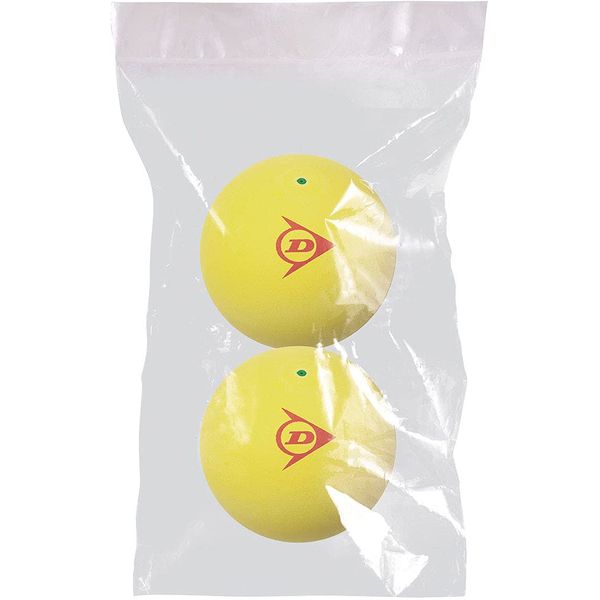 Dunlop DSTBYL2TIN Soft Tennis Ball, Certified Ball, Yellow