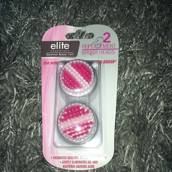 New Elite Essentials Replacement Brush Heads for The Elite Power Brush 2 Pack