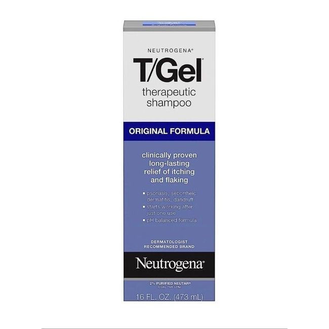 Neutrogena T-Gel 16 Fl Oz Therapeutic Shampoo Original Formula - NEW 01/2025 Exp