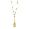 Philip Jones Gold Plated Teardrop Necklace
