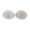 Zac's Alter Ego 3.8cm Diameter Gold & Silver Raised Button Earrings