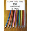 21 GARMIN REPLACEMENT LONG RANGE ANTENNAS FOR ALPHA TT GPS TRACKING COLLARS 