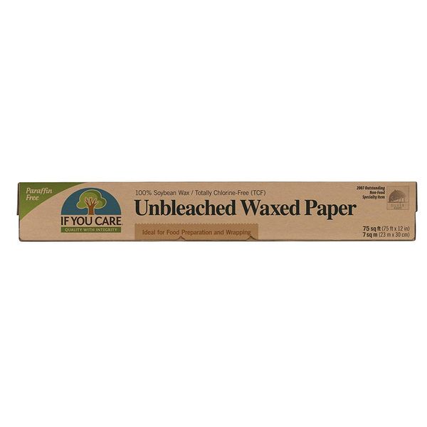 If You Care All Natural Unbleached Waxed Paper 75 Sq Ft (Pack of 4)