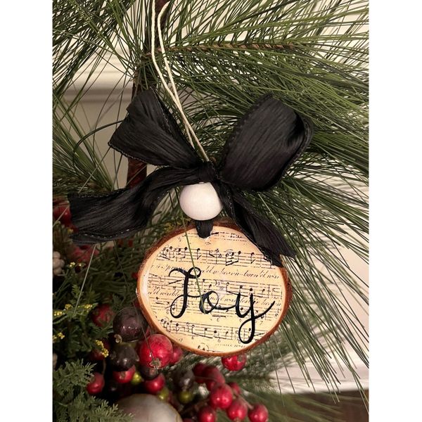 Joy Musical Christmas ornament