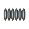Majoni Star 25 Impact Protection Silver 58 x 15 cm Set of 6