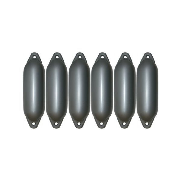 Majoni Star 25 Impact Protection Silver 58 x 15 cm Set of 6
