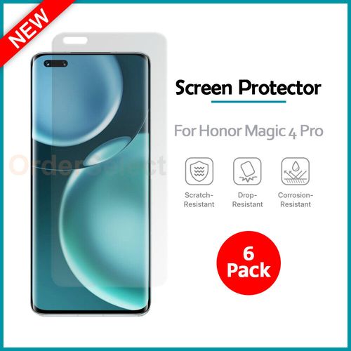 6-Pack LCD Ultra Clear HD Screen Protector for Android Phone Honor Magic 4 Pro
