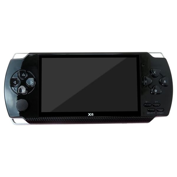 4.3'' Portable Retro Handheld Game Console Video Game 8GB 128-Bit Built-In 1000 +Games(Black)