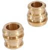 SPARES2GO Thermostatic Radiator Valve Valves Chrome with Drain Off Lockshield