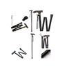 New Black Walking Stick Lightweight Easy Folding Adjustable Metal Non Slip