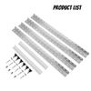 2X Solar Panel Stand Solar Panel Mounting Brackets Adjustable Tilt Mount Surface