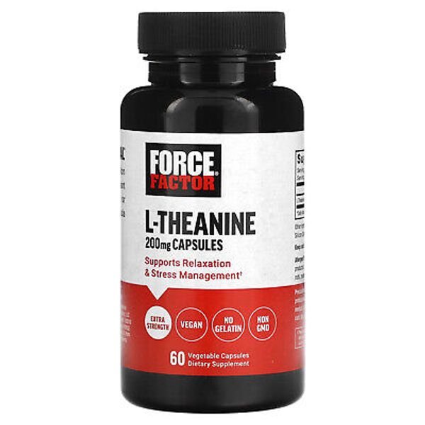 L-Theanine, Extra Strength , 200 mg , 60 Vegetarian Capsules