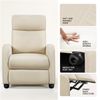 Recliner Chairs Adjustable Single Modern Reclining Sofas Home Theater Chairs