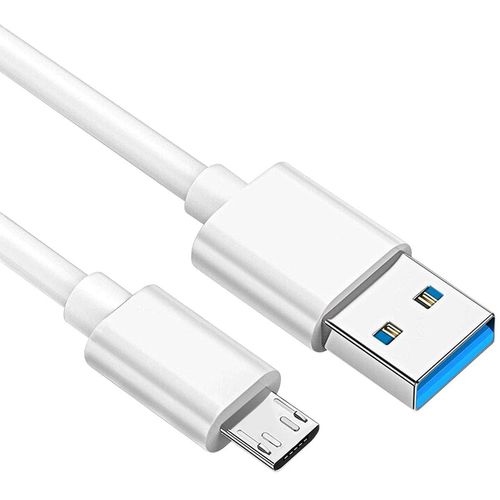 Asobilor Replacement Charger Micro USB Charging Cord Cable for Simple Human Mirror 5“ & 8" Round Sensor Makeup Mirror, Pouch Sensor Mirror Compact (White, 6.6FT)
