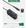 HQ8505 Replacement Philips Norelco Charger Cord Fit for 2300 3500 7000 5000 3000 Series mg5750 mg7750 Electric Shaver Razor, Aquatec, Arcitec, Multigroom Beard Trimmer, JOVNO 15V 0.36A 5.4W AC Adapter