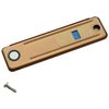 Nomuratec N-1183 Comfortable Anti-theft One-Touch Lock, Large, 2 P Notification Window, Bronze