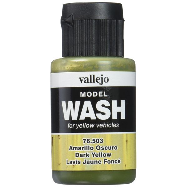 Vallejo Model Wash 35ml - Dark Yellow Wash - VAL76503