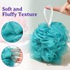 36 Pcs Shower Loofahs Bulk Bath Sponge 40g Shower Pouf Soft Net Body Scrubber Bath Scrunchies for Men and Women Exfoliating Shower Sponge