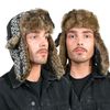 Basic Sense Thermal Winter Trapper Hat, Faux Fur Lined, 27-Brown, S/M