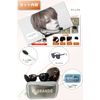 Emgrande Top of the Head Wig, Supervised by Active Top Stylists, 4-Piece Set, Men's Men's Wig, Topwig, Parietal, Natural, Small Face Effect (Neo White TOP09C)