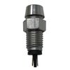5 Pack of Universal 12V Green LED Lamp Dash Panel Pilot Indicator Light - Chrome