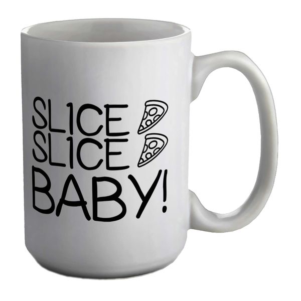 Shopagift Slice Slice Baby White 15oz Large Mug Cup