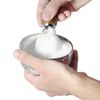 Grandslam Shaving Bowl and Brush Kit, Stainless Steel Shaving Bowl With Mirror and Lid, Wide Mouth, Shaving Kit For Men