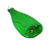 Recycled Fern Design Small Green Bottle Melted Flat as Spoon Rest