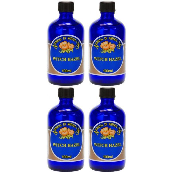 (4 PACK) - Natural By Nature Oils - Witch Hazel | 100ml | 4 PACK BUNDLE