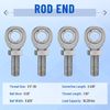 1/2” Heim Joints Rod End Left & Right Hand Thread Heim Joint For Traction bars