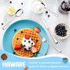 HaWare Edelstahl Kinderbesteck 8er Set (16, Einfache Linien)