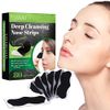 80 Pcs Blackhead Remover Strips - Bamboo Charcoal Deep Cleansing Pore Strips for Blackheads, Nose Blackhead Remover Strips, Blackhead Removal Nose Pore Strips for Women Men (Black)
