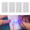 6pcs 400 Point Breadboard Kit, Solderless PCB Breadboard Prototype Circuit Kit for Arduino Project Small Bread Board Electronics for Circuits PCB Prototype Board.