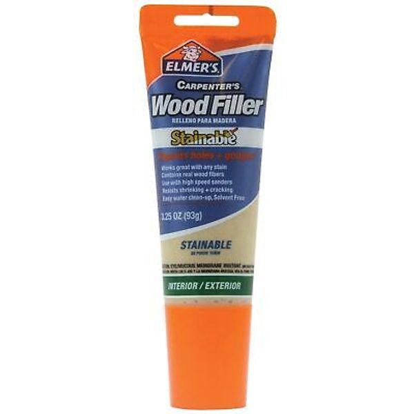 Elmer's All Purpose Carpenter's Wood Filler, Easy Cleanup, 3.25-Ounce, White