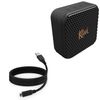 BoxWave Cable Compatible with Klipsch Austin - DirectSync - USB 3.0 A to USB 3.1 Type C, USB C Charge and Sync Cable - 6ft - Black