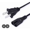 2 Prong Power Cord Compatible Cable For Sonos Five, Sonos 5, Sonos Play 5 Speake