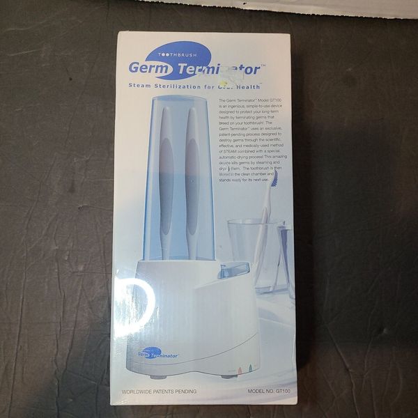 Germ Terminator Toothbrush Sanitizer Steam Sterilization Oral Health GT100