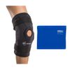 DonJoy Performance Bionic Knee Brace (Black, Large) and Ice Pack (11 x 14")