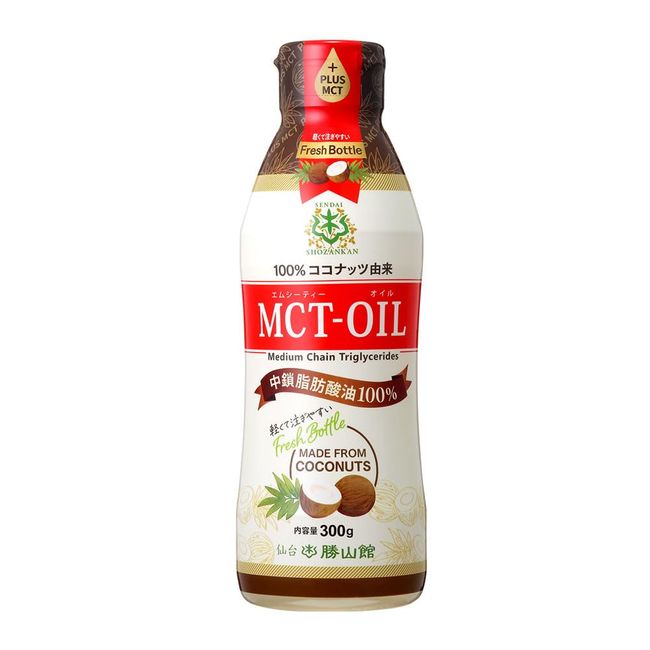 Sendai Katsuzankan MCT Oil, 10.6 oz (300 g), Fresh Bottle, 100% Medium Chain Fatty Acids, C8, C10, Sugar Restriction, Ketogenic, 16 Hour Fast