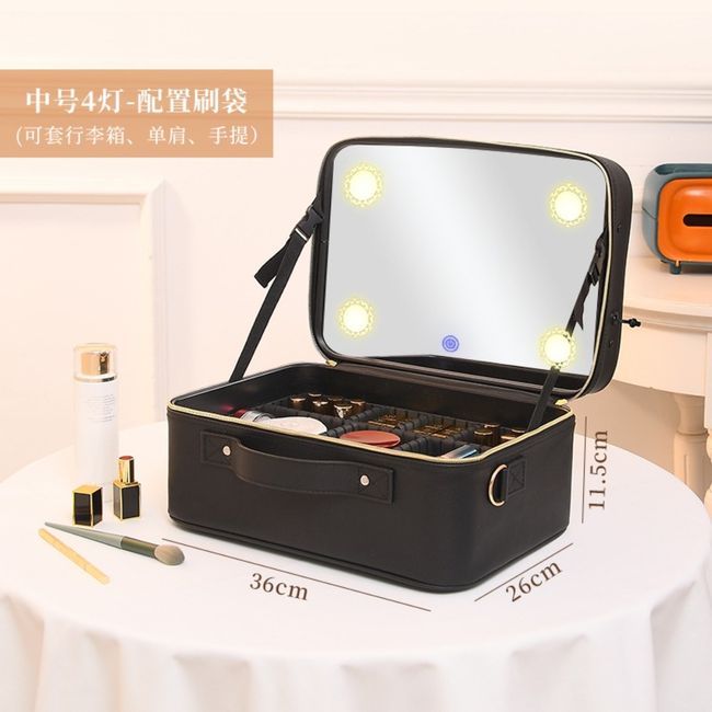 Small Cosmetic Storage Stand Travel Service Artist Special Makeup Makeup Eyelash Nail Salon Beauty Mirror