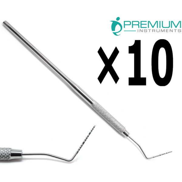 10× Dental Probe UNC 15 Color Coded Periodontal Diagnostic UPGRADED Instruments