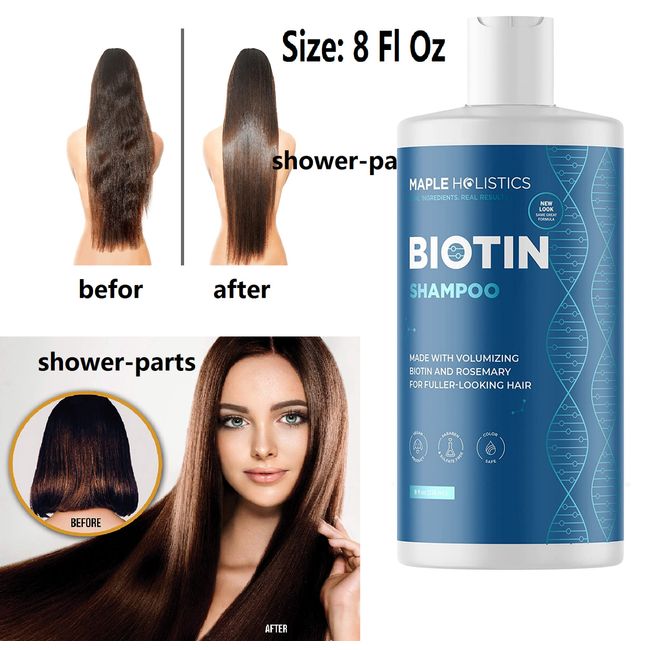 Biotina Champu Remedio Para La Caida Del Cabello Y Estimular Crecimiento