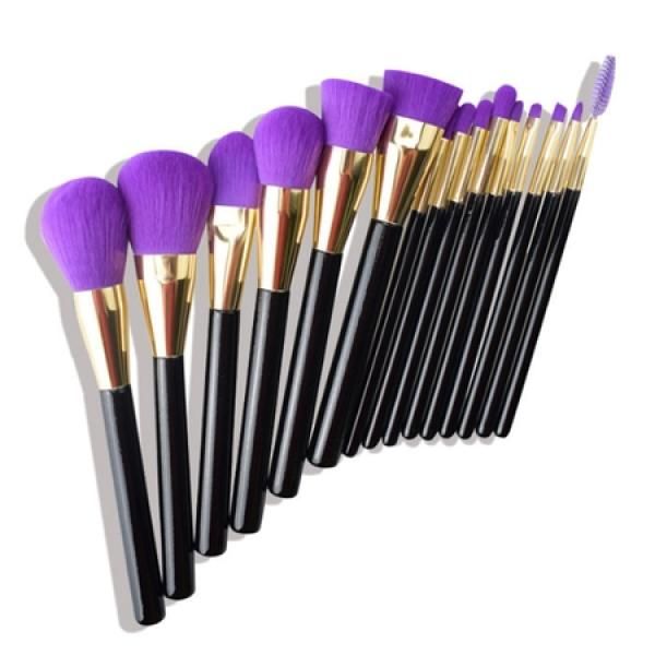 Makeup brush set, makeup foundation, eye shadow brush, 15 types_MC